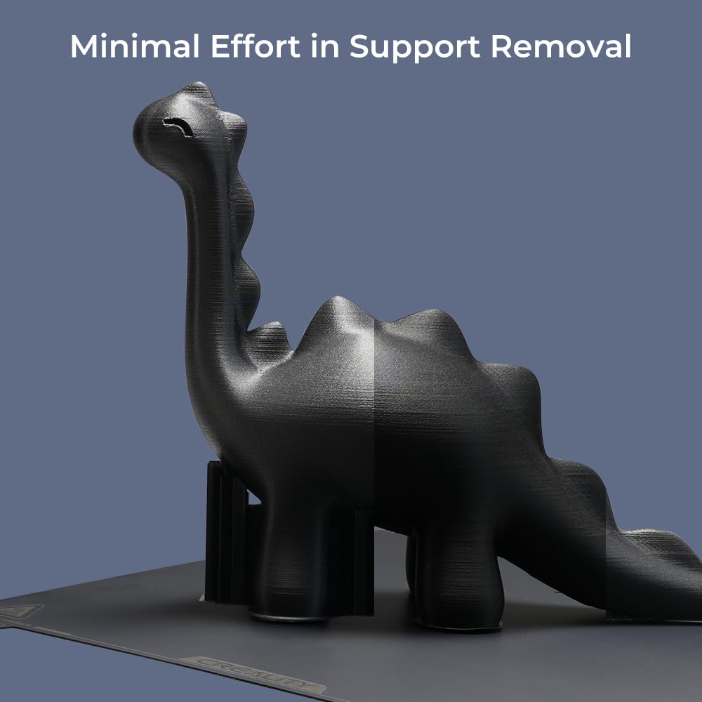 Creality PLA Carbon Fiber Filament 1.75mm, Hyper PLA-CF 3D Printer Filament with Matte Finish for 50-300mm/s High-Speed Printing, Dimensional Accuracy +/-0.03mm Creality