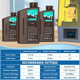 SUNLU Water Washable 3D Printer Resin, 1kg Fast Curing 3D Resin for 2K 4K 8K LCD DLP SLA Resin 3D Printer, 395-405nm UV Curing 3D Printing Photopolymer Resin 1000g, Low Shrinkage High Precision, White