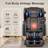 FURNIMAT 2026 Massage Chair Full Body, Zero Gravity Massage Chair with 10 Fix Rollers, Airbags, Heating, Foot Massage, Auto Modes, Bluetooth Speaker, Smart Screen Controller(Premium Version)