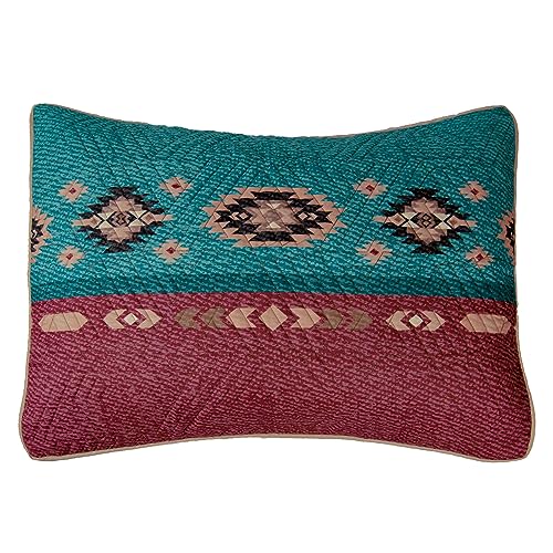 Donna Sharp King Bedding Set - 3 Piece - Apache Southwest Quilt Set with Quilt and Two Pillow Shams - Machine Washable Donna Sharp
