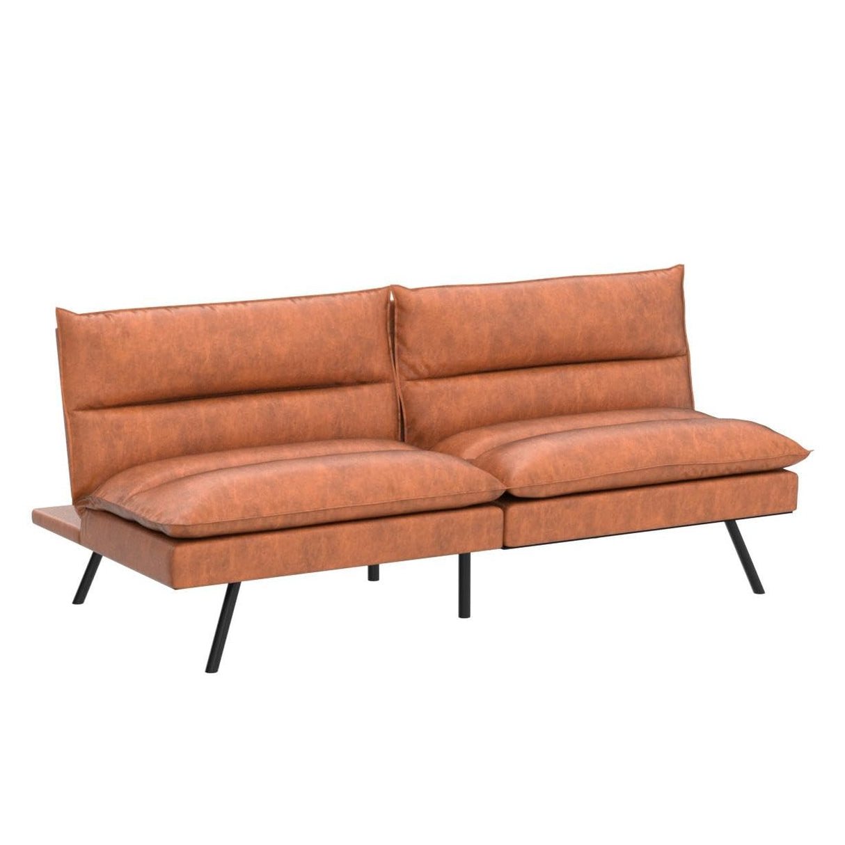 Vyfipt SF-534CH Sofa Bed, Saddle Brown Vyfipt