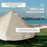 Outsunny 10-Person Yurt Tent Glamping Bell Tent with Spacious Interior, Breathable Waterproof Design, for Family Outdoor Camping, 16' x 16' x 10' Outsunny
