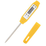 Akozon Digital Food Thermometer Automatic Calibration Pen High Accuracy Electronic Pocket Thermometer Yellow Home and Family Appliance and Decor Akozon
