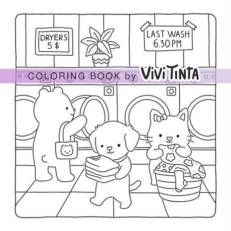 Fuzzy Friends: Super Cute Coloring Book for Adults and Teens Featuring Adorable Animals Characters (Fuzzy Friends Coloring) Craydraw Press LLC
