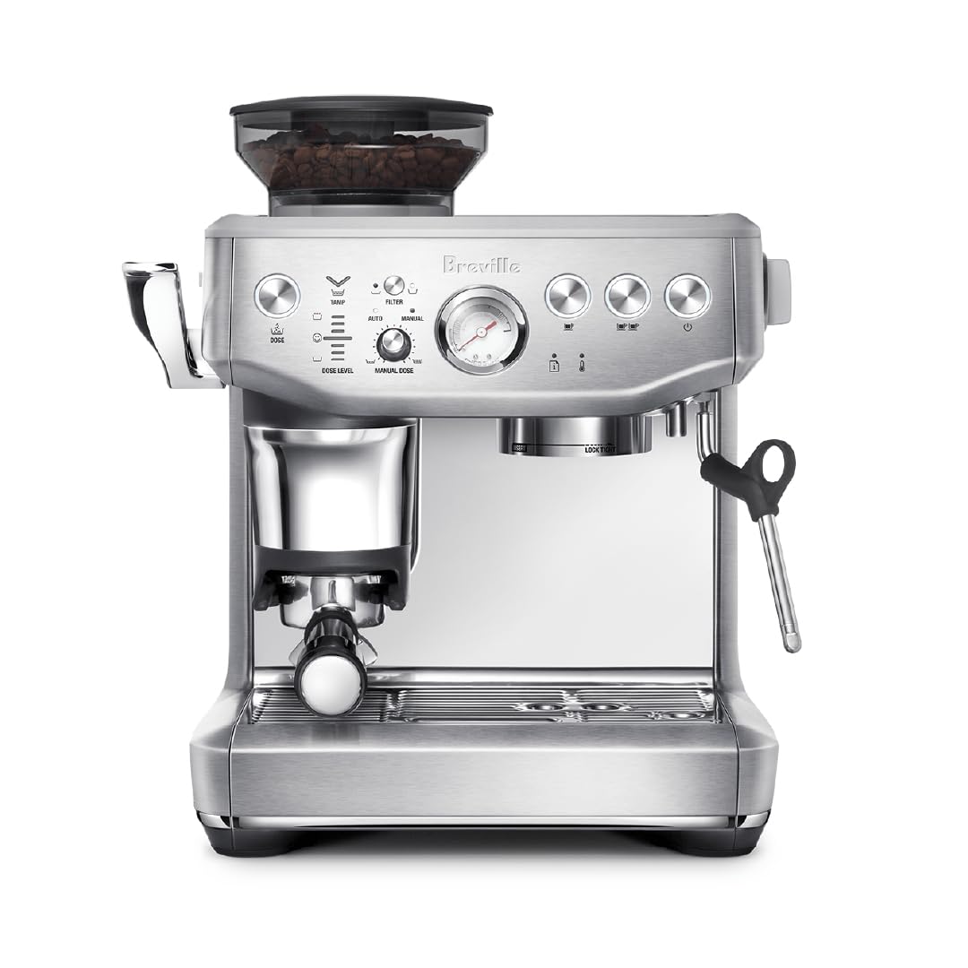 Breville Barista Express Impress Espresso Machine BES876BSS, Brushed Stainless Steel Breville