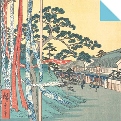 Origami Paper 200 sheets Hiroshige Prints 6 3/4" (17 cm): High-Quality Double Sided Origami Sheets With 12 Different Woodblock Prints (Instructions for 6 Projects Included) - WoodArtSupply