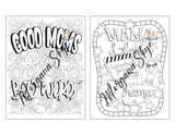 Swear Word Coloring Book for Moms: Motivational Quotes and Doodle Therapy for Stressed Out Moms Who Deserve a Break (and a Glass of Wine!) WoodArtSupply