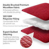 Southshore Fine Living, Inc. Full/Queen Quilt Bedding Set, Microfiber Quilts Queen Size, Coverlet, Stain & Pet Hair Resistant Bedding, Full Size Bedspread with 2 Pillow Shams, Chili Pepper Red Southshore Fine Living, Inc.