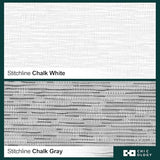 CHICOLOGY Panel Track Blinds for Sliding Glass Doors, 4 Panel Sliding Panels, Adjustable Track 46-86" W, Trimmable Height Up to 96" H, Light Filtering Privacy Room Divider, Chalk White CHICOLOGY