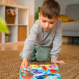 QUOKKA Puzzles for Toddlers 3-5 - 4 x 30 Pieces Puzzles for Kids Ages 2-4 - Animal Learning Jigsaw Puzzles for Kids 4-6 Years Old - Educational Toys for Boy and Girl QUOKKA