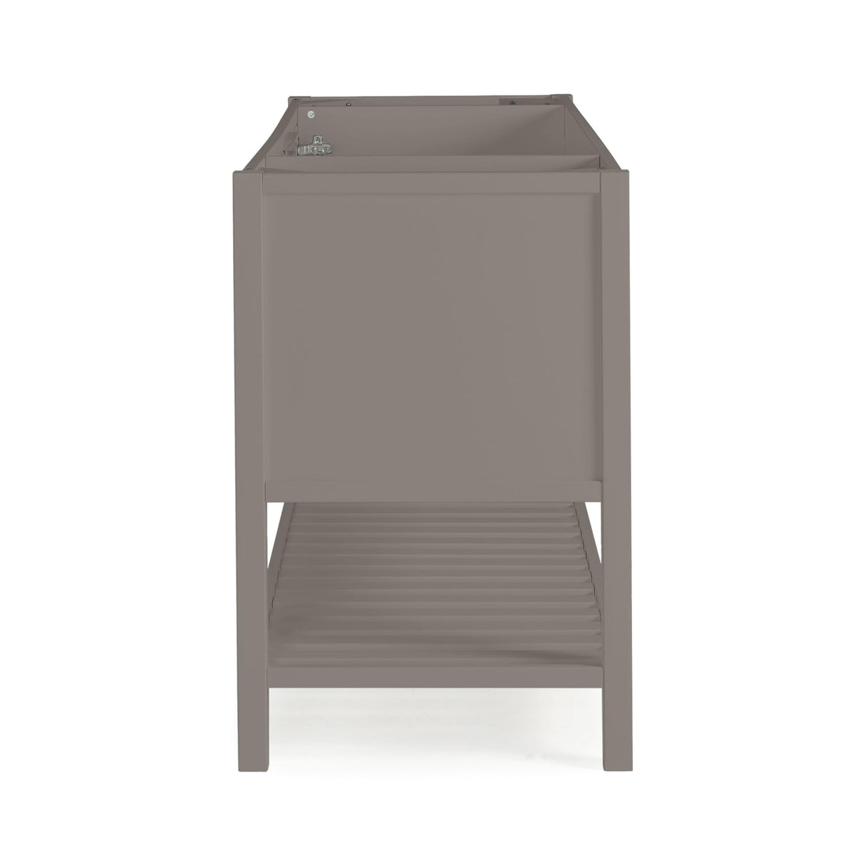 Alaterre Furniture Bennet 60 Inch Bathroom Vanity - Freestanding Cabinet Without Sink - Large Wood Vanity with Soft-Close Shaker Doors (Gray) Alaterre Furniture