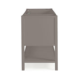 Alaterre Furniture Bennet 60 Inch Bathroom Vanity - Freestanding Cabinet Without Sink - Large Wood Vanity with Soft-Close Shaker Doors (Gray) Alaterre Furniture