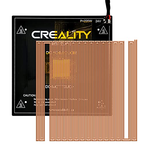 Official Ender 3 V2 Heated Bed 3D Printer Replacement Hot Bed 220W 24V with Cable Compatible for Creality Ender 3, Ender 3 Pro, Ender 3 V2, Ender 3 Neo, Ender 3 V2 Neo... RICHOOSE