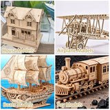 24Pcs 16 x 12 x 1/8 Inch Baltic Birch Plywood Sheets 3mm Unfinished Plywood Sheet for Arts and Crafts, Painting, Pyrography, Wood Engraving, Wood Burning, Laser, Architectural Models ACXFOND