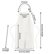 Avalon Kitchen Adjustable Bib Apron 100% Polyester Aprons Waterdrop Resistant with Adjustable Strap, Pockets & Long Ties Avalon Kitchen
