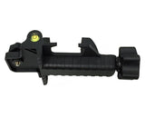 AdirPro Universal Rotary Laser Detector (LD-8) - Digital Rotary Laser Receiver with Dual Display and Built-In Bubble Level, Compatible with All Red Rotary Lasers - Rod Clamp Included AdirPro