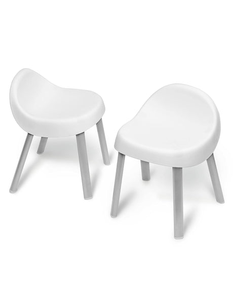 Skip Hop Toddler's Activity Chairs, Set of 2, Metal, White Skip Hop
