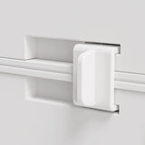 HOMCOM Portable Wardrobe Closet, Folding Bedroom Armoire, Clothes Storage Organizer with 6 Cube Compartments, 1 Hanging Rods, 8 Magnet Doors, White HOMCOM