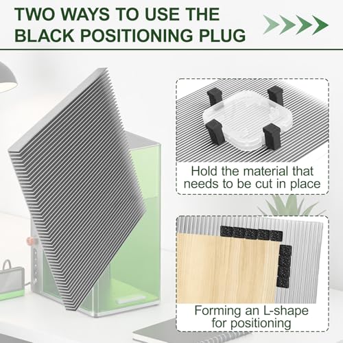 YIBEICO Upgraded Laser Engraving Cutting Platform for xTool F1,Aluminum Laser bed with The Groove Design, with 10 Positioning Plug, Enables L-Shaped Alignment, Prevent Warping YIBEICO