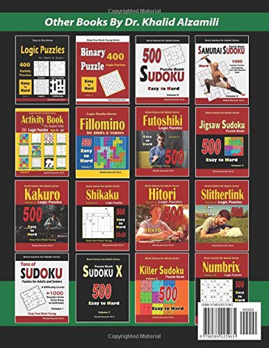 Jigsaw Sudoku Adult Puzzle Book: 500 Hard (9x9) Puzzles : Keep Your Brain Young (Jigsaw Sudoku Puzzle Books Series)