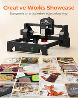 ACMER S1 Laser Engraver for Beginners, 6000mW Lazer Engraving Machine with 130x130mm Working Area, Laser Cutter for Wood, Acrylic, Leather, DIY Crafts & Small Business ACMER