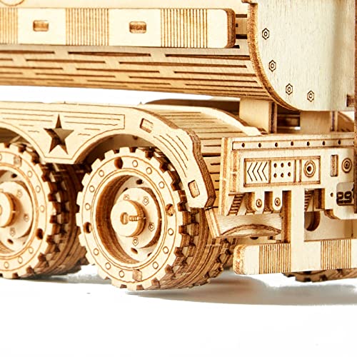 bennama 3D Wooden Puzzles Truck Model Kits, Brainteaser and Puzzle for Christmas/Birthday,Gifts for Adults and Teens to Build Combination bennama