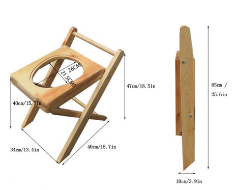 AMGBYMGB Foldable Yoni Steam Seat,Wooden Steaming Seat with Four Legs,Yoni Steamer Chair,Three-Dimensional Toilet,Bathroom Antiskid Shower Stool,Steaming Chair V Steam at Home Kit 15.7“H,No Steamer AMGBYMGB