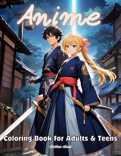 Anime Coloring Book for Adults and Teens: Discover a World of Enchantment and Adventure With This Pop Manga Coloring Book. 50 Unique Designed of ... Boys & Girls (Manga and Anime Coloring Books) WoodArtSupply