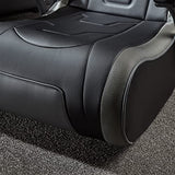 X Rocker G-Force RGB LED Video Gaming Floor Chair with Armrests, Built-In Audio via Wireless Bluetooth, Foldable, Vegan Leather, 250 lbs Max, Black X Rocker