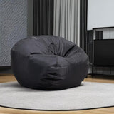 Big Joe Classic Bean Bag Chair, Black Smartmax, Durable Polyester Nylon Blend, 2 feet Round Big Joe