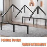 FUIOBYVV Heavy Duty King Bed Frame – 14 Inch Metal Platform with Noise-Free Support and No Box Spring Needed FUIOBYVV