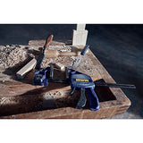 IRWIN QUICK-GRIP Bar Clamps for Woodworking, One-Handed, Heavy-Duty, 12" (1964712) IRWIN