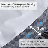 ELVEN HOME Twin Size Mattress Pad Waterproof, Pillow Top Cooling Twin Mattress Topper for Single Bed, Pee Proof Mattress Protector Cover Quilted Fitted with 8-21" Deep Pocket (39x75 inch, Grey) Elven Home
