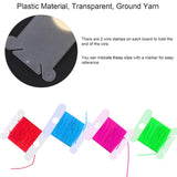 Embroidery Floss Bobbins, 50 Pcs Embroidery Floss Organizer, Plastic Embroidery Thread Cards for Cross Stitch Thread Holder Sewing Storage(Mixture Colour) Much Hotter