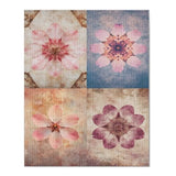 Kaleidoscope Floral pattern-107741 Diamond Painting Kits, DIY 5D Paint for Adults Kids, Full Drill Crystal Diamond Drawing Suitable for Home Wall Decoration Fhuyiks