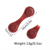 Personalized Leather Magnetic Bookmarks for Women Custom Engraved Motivational Text Book Marker Clip Gift for Book Lover Readers Women Kids(Leather Magnetic Bookmark) WINSD