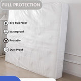 Plastic Mattress Bag for Moving Storage, Mattress Protector Cover ,Mattress Bag for Disposal (Queen) SANEMBER