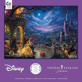 Ceaco - Thomas Kinkade - Disney - Beauty & The Beast Dancing in The Moonlight - 1000 Piece Jigsaw Puzzle Ceaco