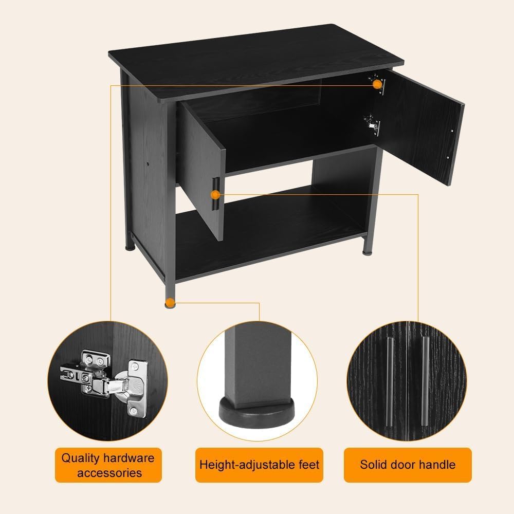 SMONTER Aquarium Stand 40 Gallon Metal Fish Tank Stand Cabinet with Storage Shelf, W36.6*D18.9*H31.5 (Stand Only) SMONTER