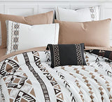 Geniospin King Size Comforter Set- 7 Pieces Boho Bed in a Bag, Western Bedding Set for All Seasons, Reversible Aztec Bedding, Lightweight Comforter Bed Set with Sheets, Pillowcases & Shams Geniospin