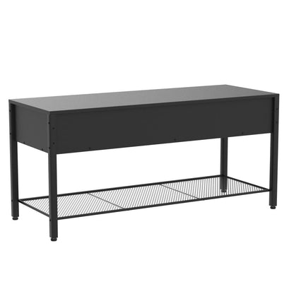 Homieasy Coffee Table, Lift Top Coffee Table with Storage Shelf and Hidden Compartment, Modern Lift Top Table for Living Room, Wood Lift Tabletop, Metal Frame - Black