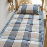GRIPITHPY Japanese Futon Mattress, 100% Cotton & High Support Foam, Foldable Portable Floor Lounger Bed, Roll Up Tatami Sleeping Pad for Guest, Camping, Travel, Couch(180x200cm, S) GRIPITHPY