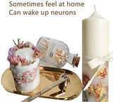 GTian 2 Sizes Candle Molds for Candle Making Silicone Candle Molds Epoxy Resin Casting Mould for DIY Crafts Aromatherapy Wax Soaps Flower Insect Specimen Polymer Clay (Cylinder) GTian