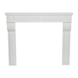 Creative Co-Op Lodge Fireplace Mantel, White Creative Co-Op