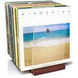MÖNKE Premium Vinyl Record Storage - a Mid-Century Style Record Holder for Albums, 60-70 LP Capacity - Complements Any Record Player (Brown) MÖNKE