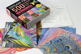 Origami Paper 500 sheets Marbled Patterns 6" (15 cm): Tuttle Origami Paper: Double-Sided Origami Sheets Printed with 12 Different Designs (Instructions for 6 Projects Included) WoodArtSupply