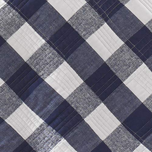 Eddie Bauer Home | Lake House Collection | Bedding Set - 100% Cotton Light-Weight Quilt Bedspread, Pre-Washed for Extra Comfort, Twin, Blue Eddie Bauer