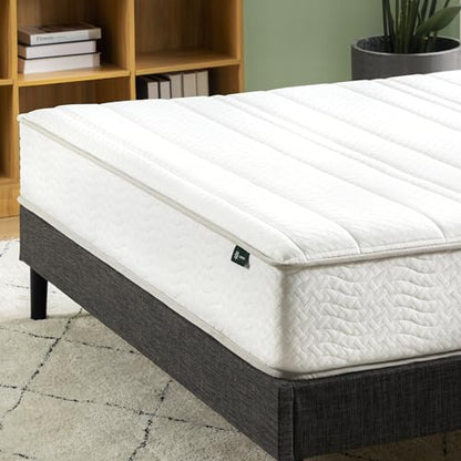 ZINUS 8 Inch Foam and Spring Hybrid Mattress [New Version], King, Fiberglass Free, Medium Firmness, Durable Support, Certified Safe Foams & Fabric, Mattress in A Box