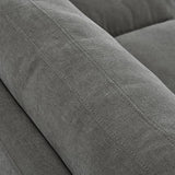 ERYE L-Shaped Corner Oversized Sectional Sofa Couch W/3 Pillows and and Curved Chaise Seat, Modern 4-Seaters Chenille Upholstered Convertible Sofa&Couch for Home Office Apartment Living Room ERYE