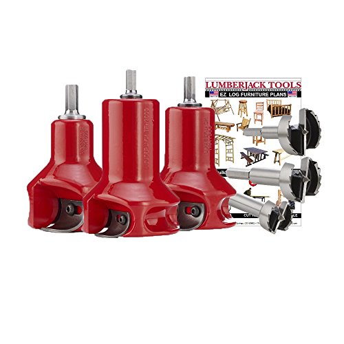 Lumberjack Tools 1", 1-1/2" & 2" Home Master Kit (HSK3) , Red Lumberjack Tools
